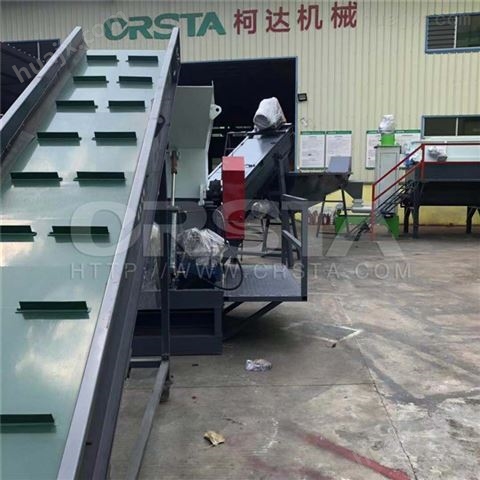 东南亚烟草膜废塑料处置粉碎清洗挤干机