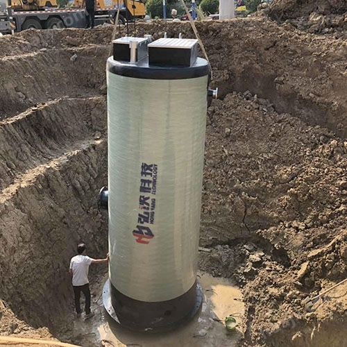 安徽一体化雨水泵站厂家预制泵站玻璃钢