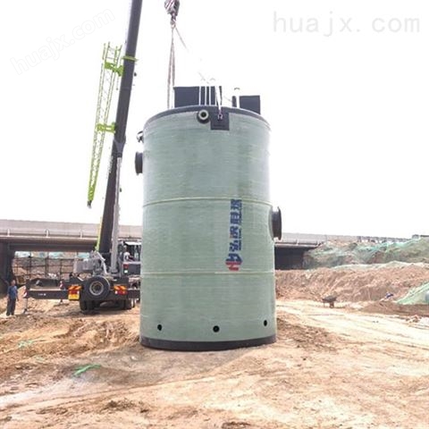 厂家定制玻璃钢一体化预制泵站雨水泵站