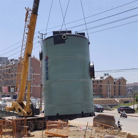 安徽一体式泵站厂家定制玻璃钢预制泵站